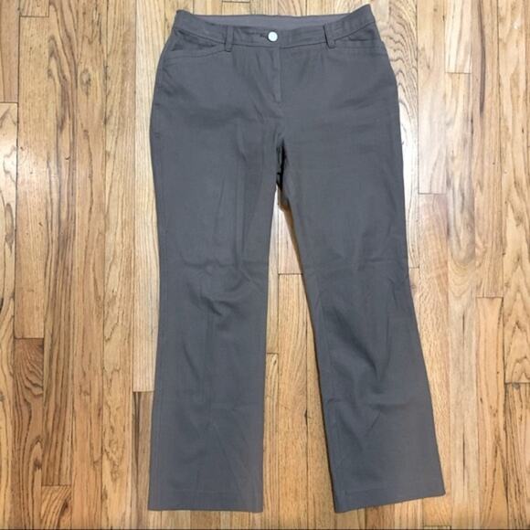 Chico’s taupe stretchy jeans - Picture 1 of 7